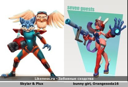 Skylar &amp; Plux напоминает bunny girl, Orangesoda16