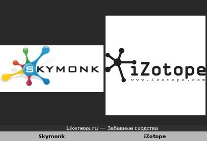 Лого Skymonk похоже на лого iZotope