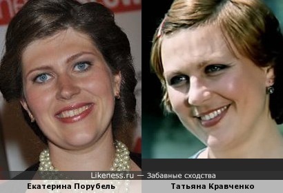 Актрисы Екатерина Порубель, Татьяна Кравченко
